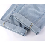 High-Waisted Wide-Leg Denim Pants 4