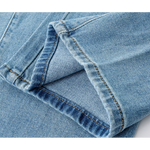 High-Waisted Wide-Leg Cropped Denim Pants 4