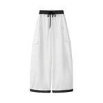 24562:28320,6012640713329,24562:28320,6012640713330,24562:28320,6012640713331,6012640713329,6012640713330,6012640713331, Elastic Waist Wide-Leg Cargo Athletic Pants