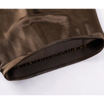 High-Waisted Satin Midi Skirt with Lace Trim 4