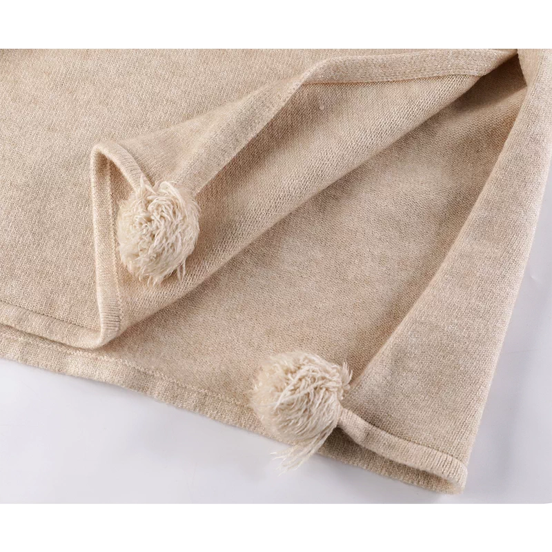 Knit Turtleneck Top and Skirt Set 4