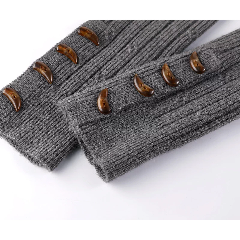 Ribbed Knit V-Neck Top and Flare Pants Set 4