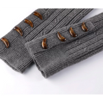 Ribbed Knit V-Neck Top and Flare Pants Set 4