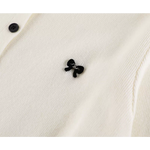 Lace Cuff Button Front Knit Cardigan Sweater 3