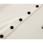 Lace Cuff Button Front Knit Cardigan Sweater 4