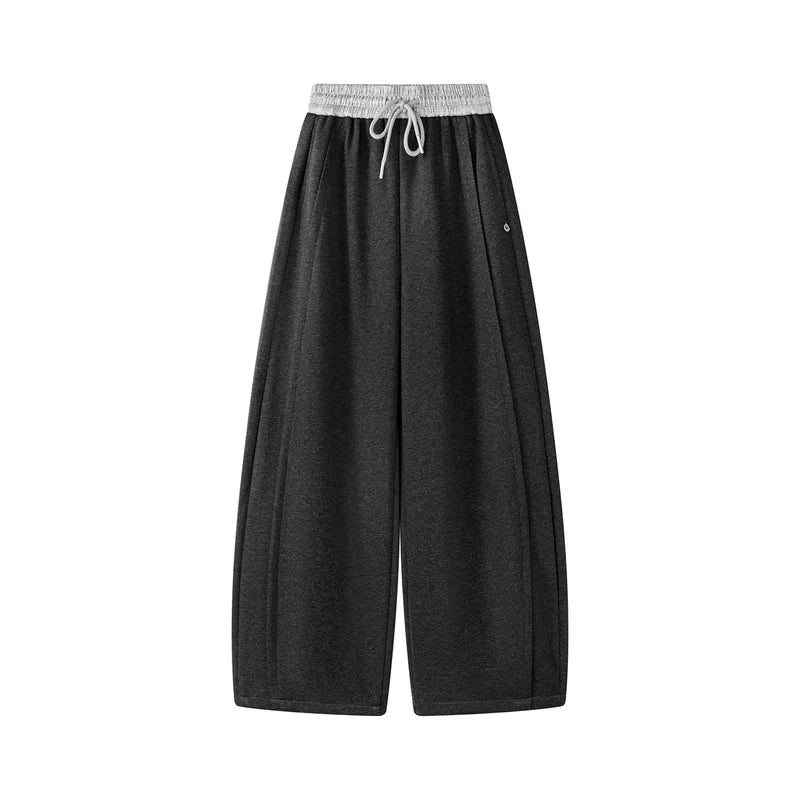 6029385109964,6029385109965,6029385109966, High Waisted Wide Leg Casual Sweatpants