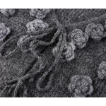 Knit Rose Cardigan and Midi Skirt Set 3