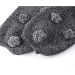 Knit Rose Cardigan and Midi Skirt Set 4