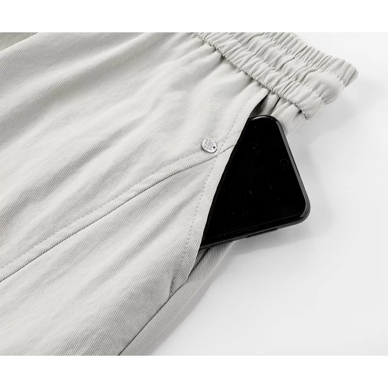 Loose Wide-Leg Drawstring Cargo Pants 3