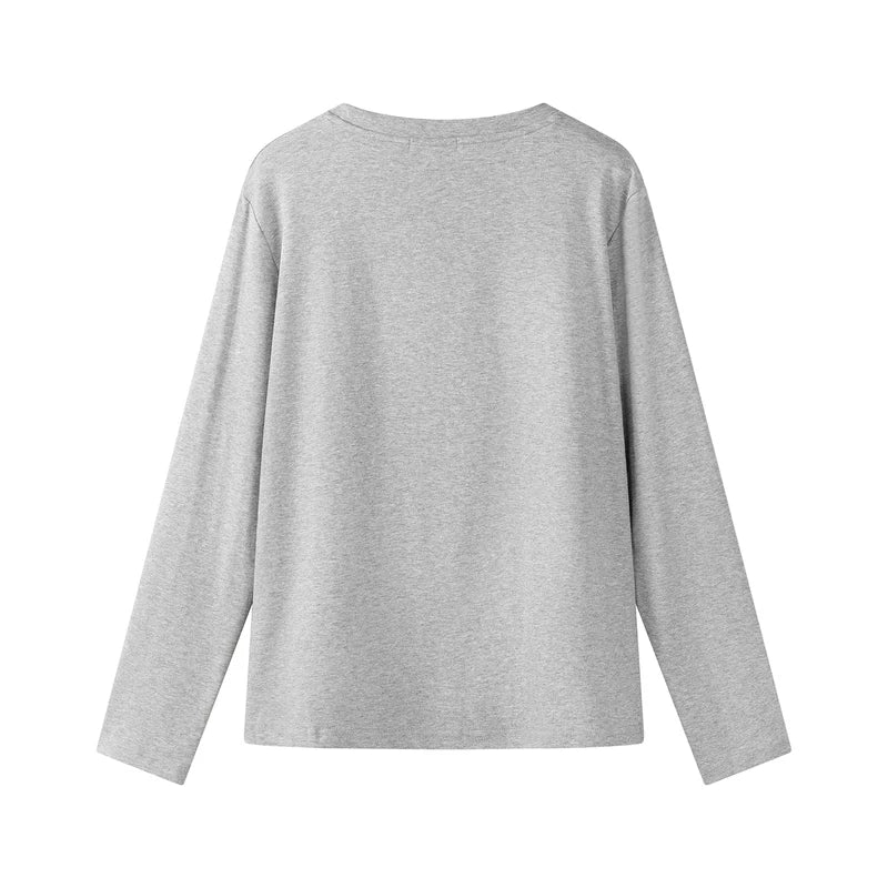 Cartoon Pony Embroidered Long Sleeve T-Shirt 2