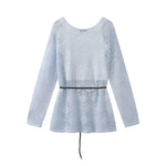 Layered Knit Camisole Vest with Belted Cover-Up 2