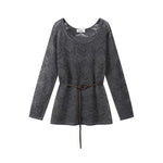 6193756059168,6193756059169, Layered Knit Camisole Vest with Belted Cover-Up