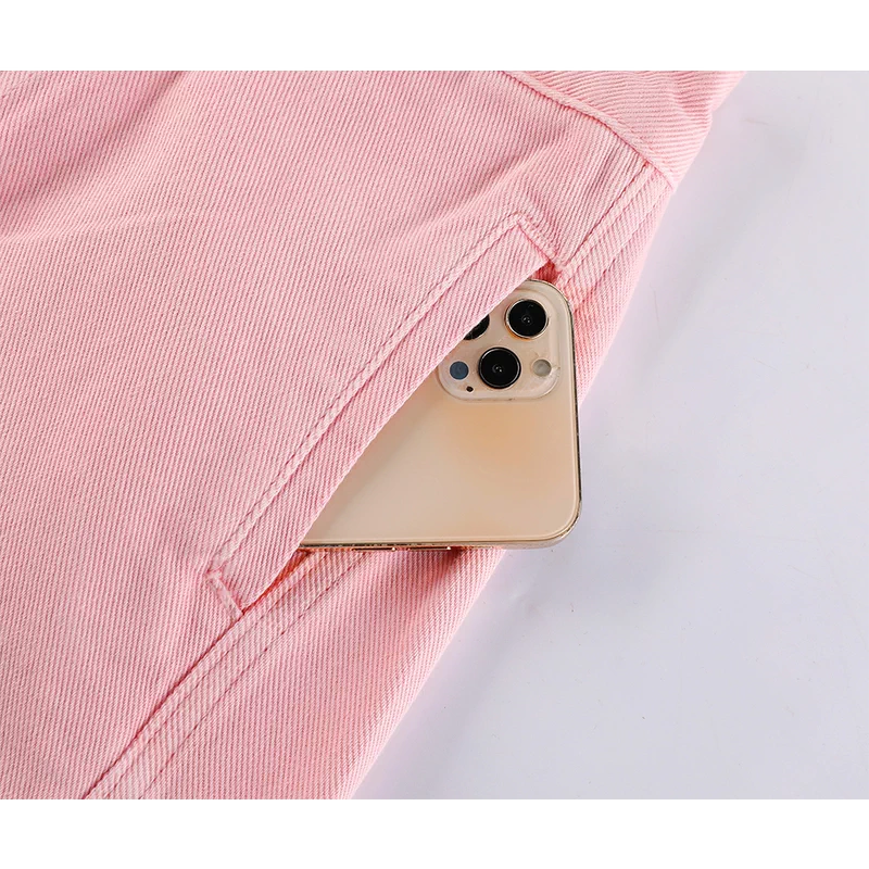 High Waisted Wide Leg Denim Pants 3