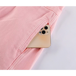 High Waisted Wide Leg Denim Pants 3