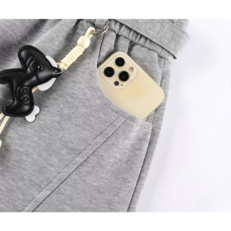 High Waisted Wide Leg Casual Sweatpants 4