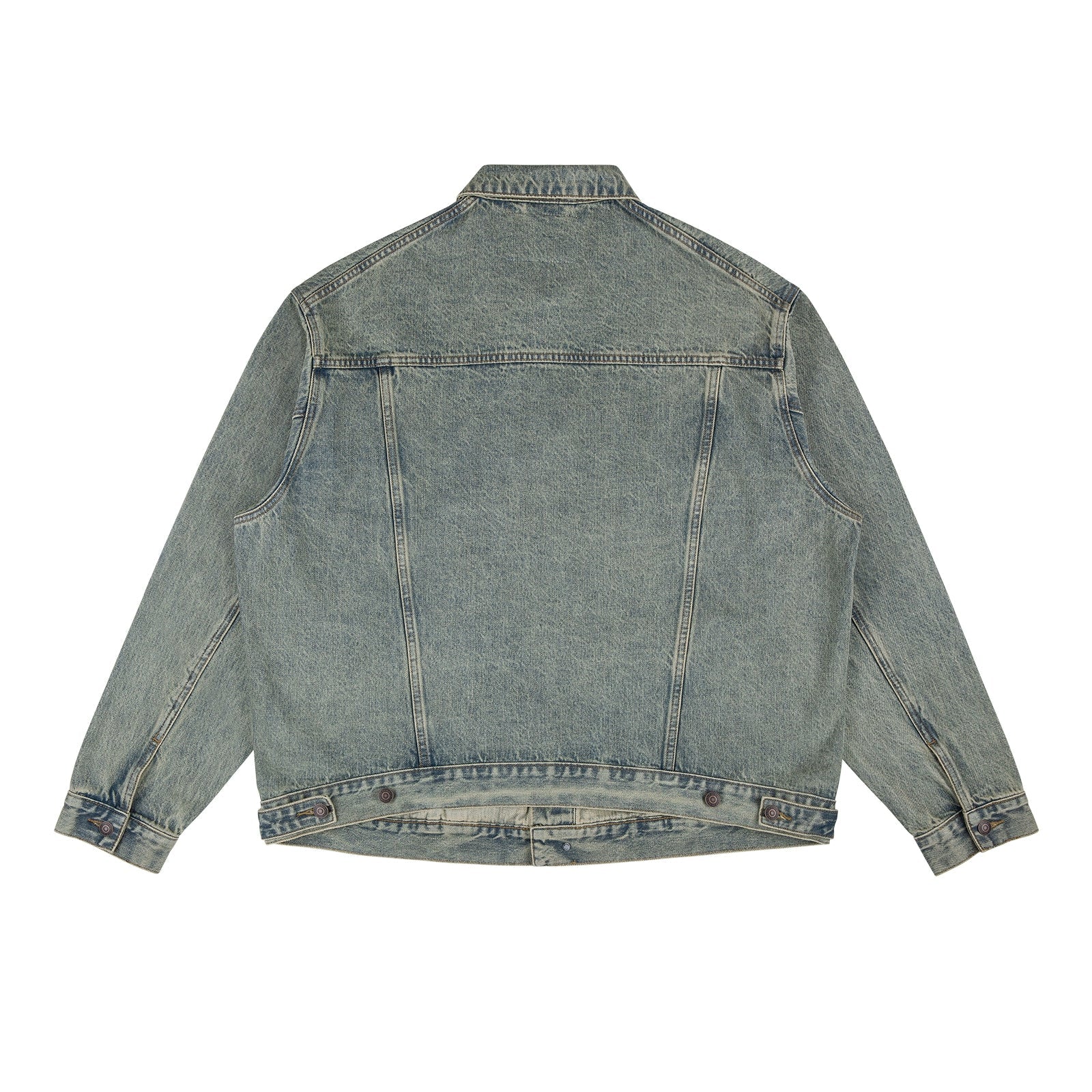 Yellow Mud Washed Classic Denim Jacket