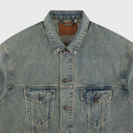 Yellow Mud Washed Classic Denim Jacket