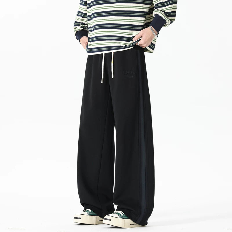 alt_id_2588230695, Wide Leg Drawstring Elastic Waist Sweatpants