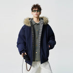 5979513177337,5979513177338,5979513177339,5979513177340,5979513177341, Faux Fur Hooded Insulated Winter Jacket