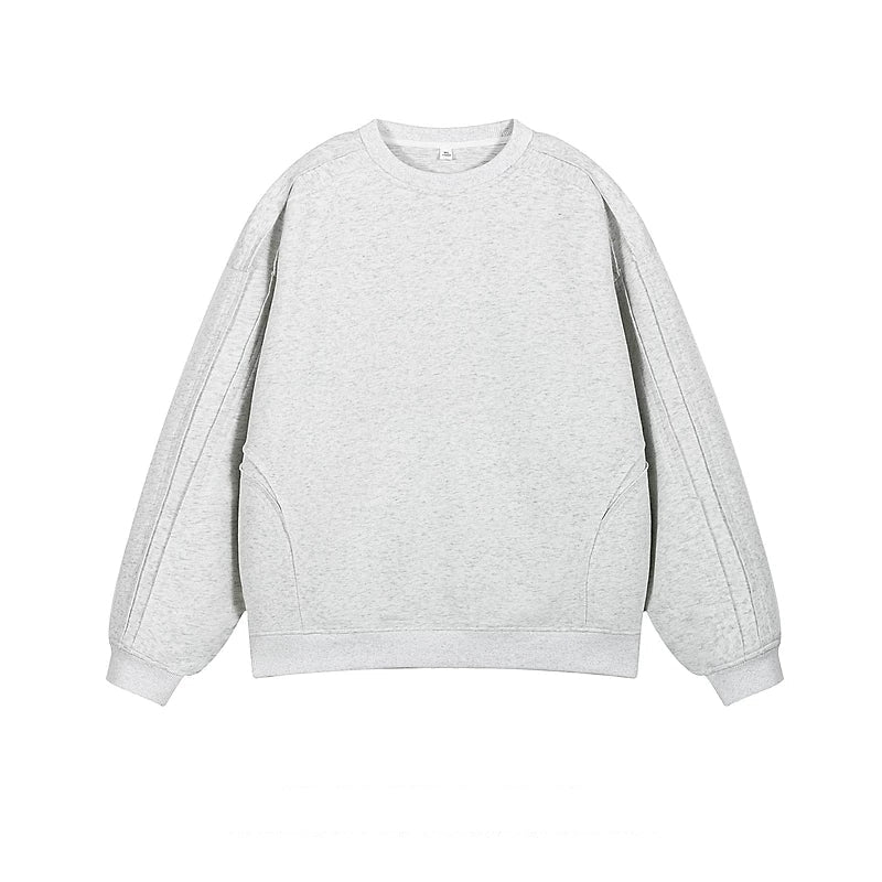 6100165351154,6100165351155,6100165351156,6100165351157,6100165351158,6100165351159, Heavyweight Deconstructed Crew Neck Sweatshirt