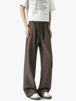 Wide Leg Elastic Waist Casual Pants 4