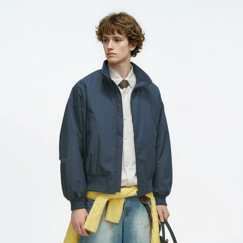 5973092125921,5973092125923,5973092125925,5973092125927,5973092125919, Winter Stand Collar Duck Down Pilot Jacket