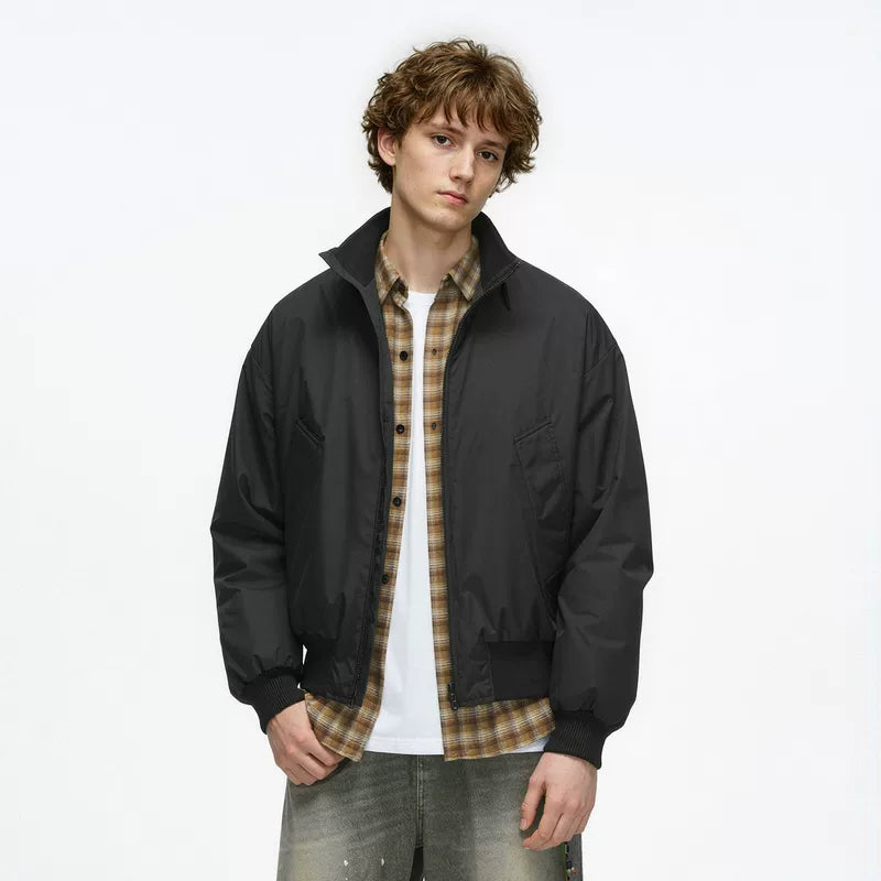 5973092125920,5973092125922,5973092125924,5973092125926,5973092125918, Winter Stand Collar Duck Down Pilot Jacket