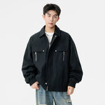 5924750901240,5924750901241,5924750901242,5924750901243,5924750901244,5924750901245,5924750901246,5924750901247,5924750901248, Vintage-Inspired Zip Front Harrington Jacket