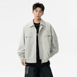 5924750901249,5924750901250,5924750901251,5924750901252,5924750901253,5924750901254,5924750901255,5924750901256,5924750901257, Vintage-Inspired Zip Front Harrington Jacket