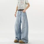 5924202327898,5924202327899,5924202327900,5924202327901, Deconstructed Patchwork Wide Leg Ripped Jeans Pants