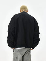 Zip Up Bomber Jacket