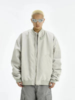 Zip Up Bomber Jacket