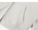 Zip-up Basic Cotton Hoodie
