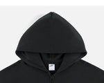 Zip-up Basic Cotton Hoodie