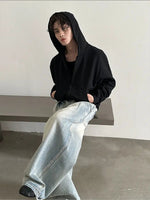 Zip-up Hoodie with Pockets