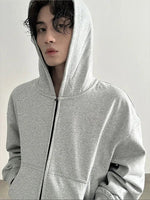 Zip-up Hoodie with Pockets