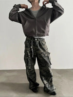 Zip-up Hoodie with Pockets