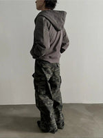 Zip-up Hoodie with Pockets