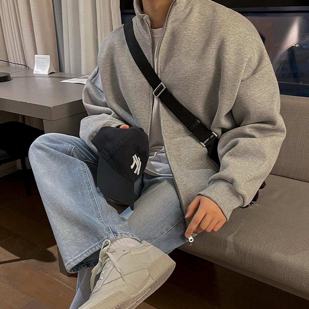 Zipped Sweatshirt Jacket