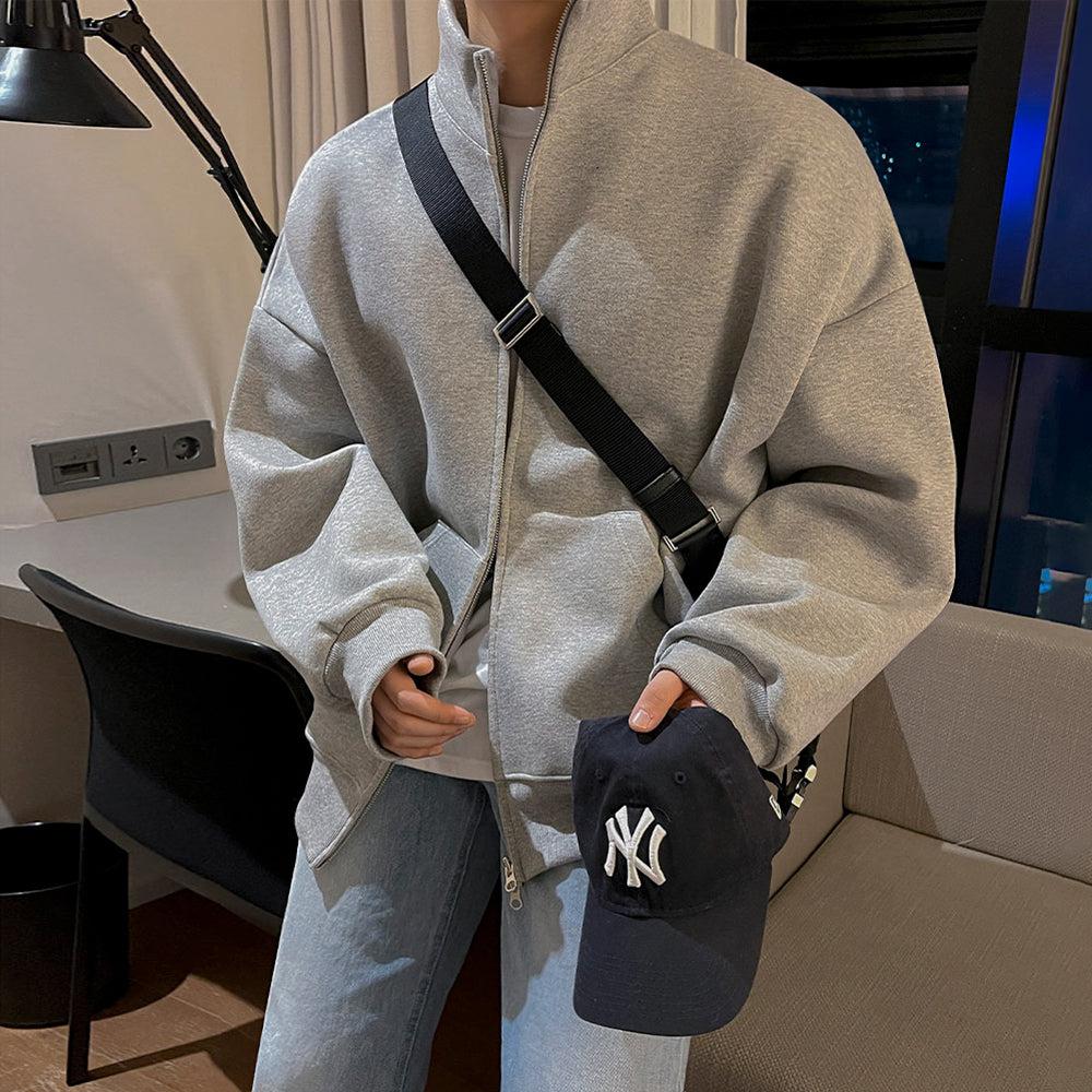 Zipped Sweatshirt Jacket