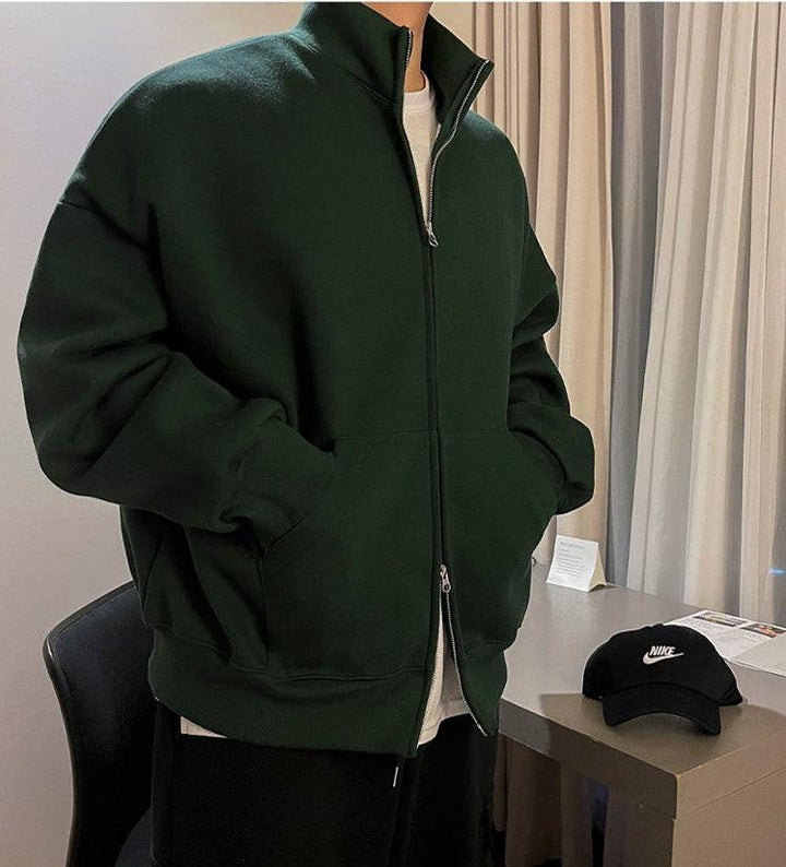 Zipped Sweatshirt Jacket