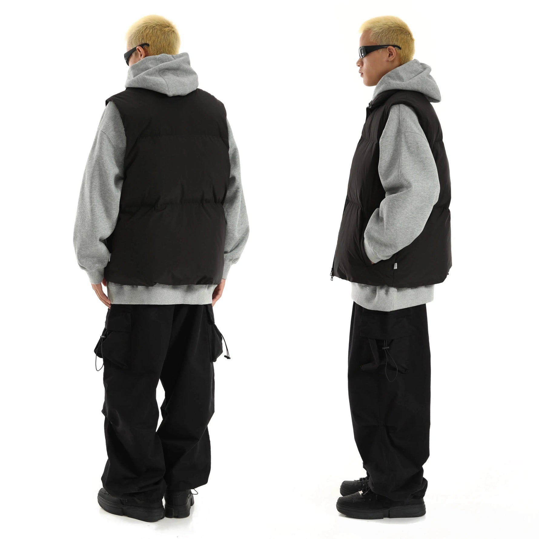 Zipper Closure Puffer Down Vest
