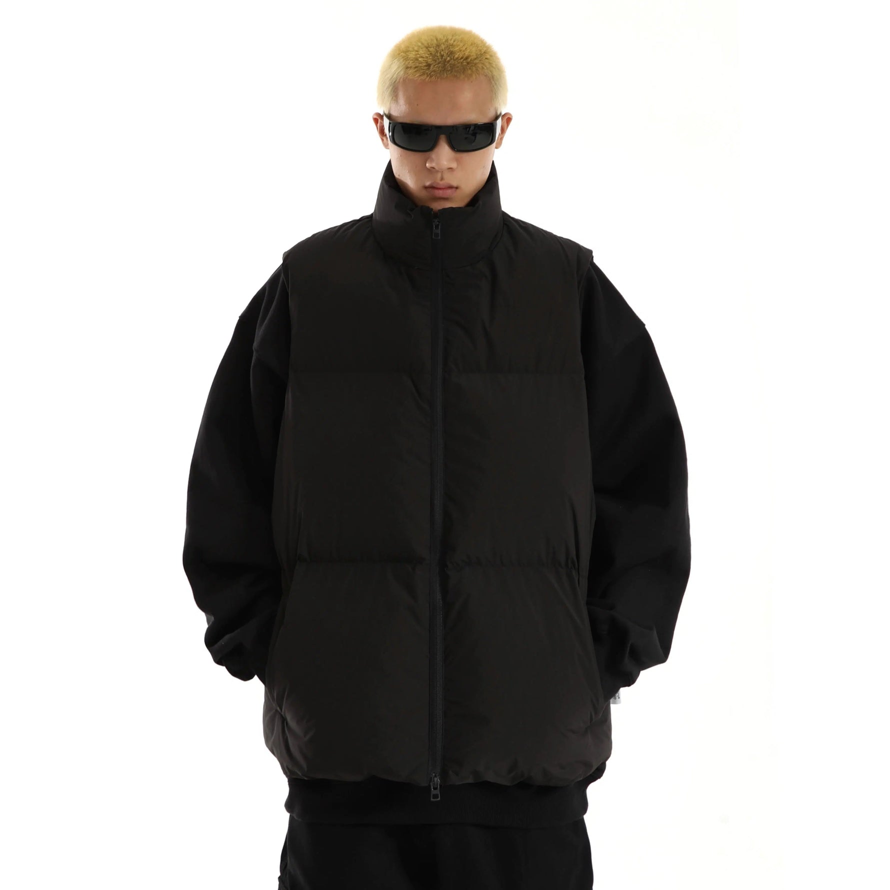 Zipper Closure Puffer Down Vest