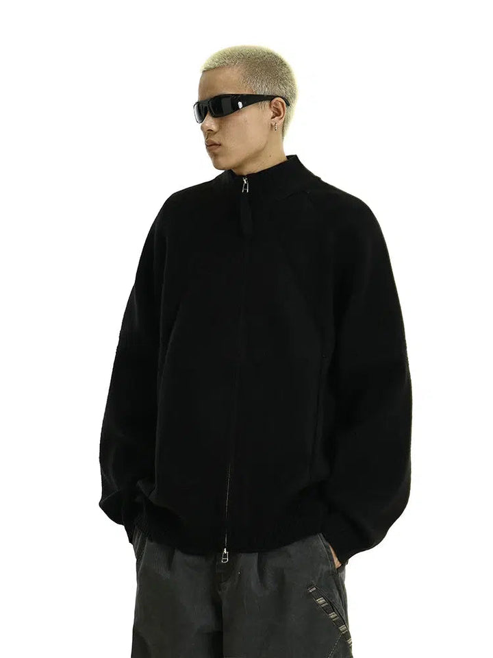 Zipper Knitwear Jacket