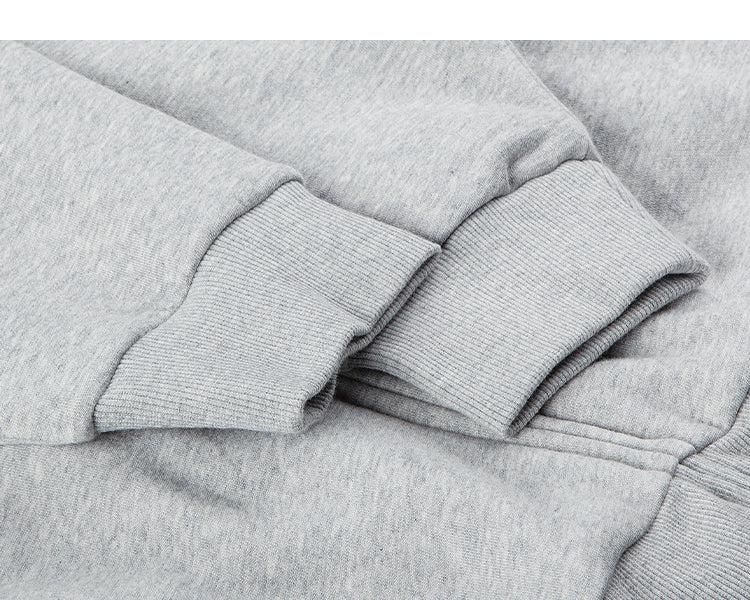 Zipper Raglan Sleeve Sweatshirt