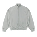 Zipper Raglan Sleeve Sweatshirt