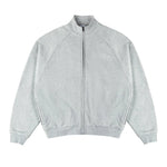 Zipper Raglan Sleeve Sweatshirt