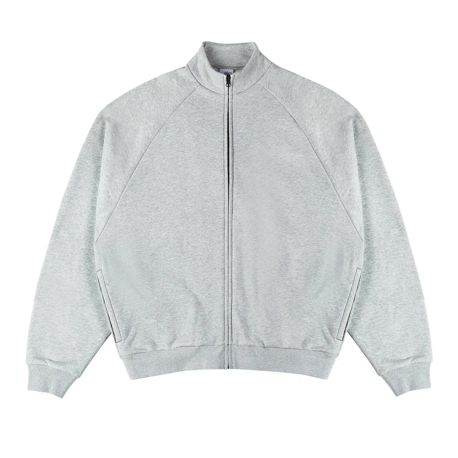 Zipper Raglan Sleeve Sweatshirt