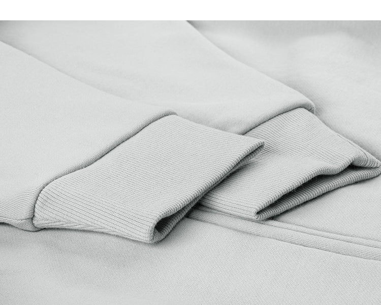 Zipper Raglan Sleeve Sweatshirt