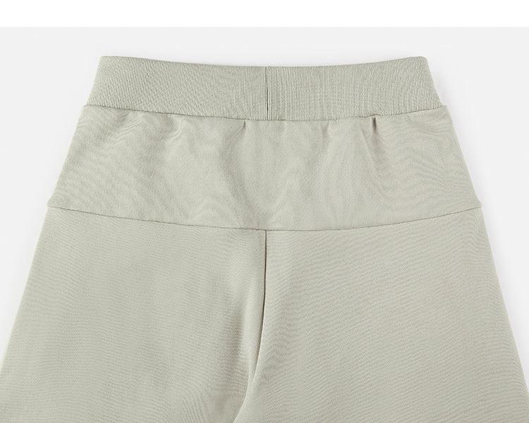 Zipper Wide-leg Loose Sweatpants